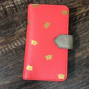 Fossil cat wallet / iPhone case